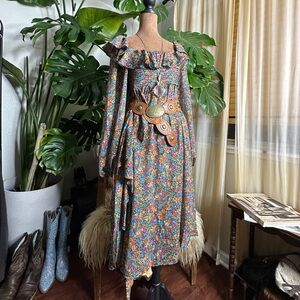 For Love & Lemons Brittany Floral Midi Dress 🌸